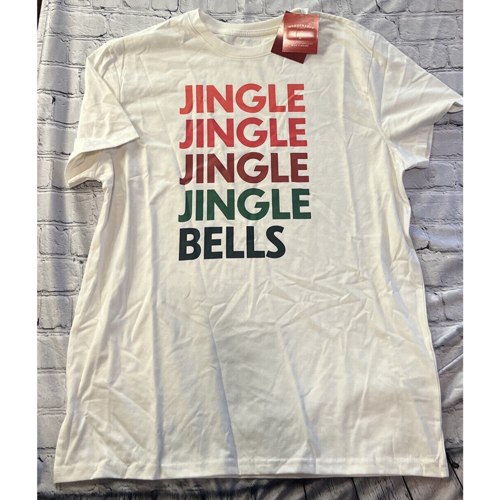 Wondershop “ Jingle, Bells”  Christmas Family Shirt Mens / Women's L NWT
